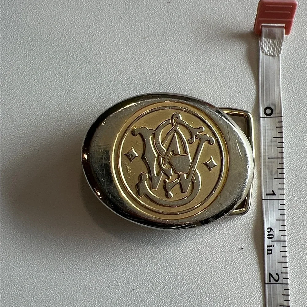 Smith and Wesson - Gold and Silver, belt buckle